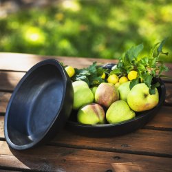 Daniela - Rundt fad eller trteform med hj kant