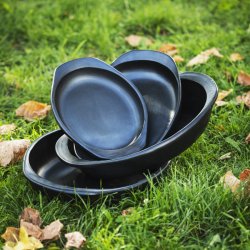 Leonardo - Ovale fade med flade hndtag