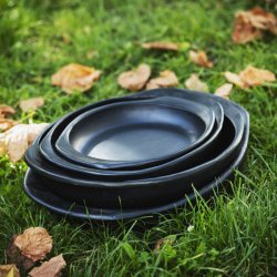 Leonardo - Ovale fade med flade hndtag