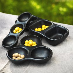 Noa - Snackskl 3 firkantede p stribe